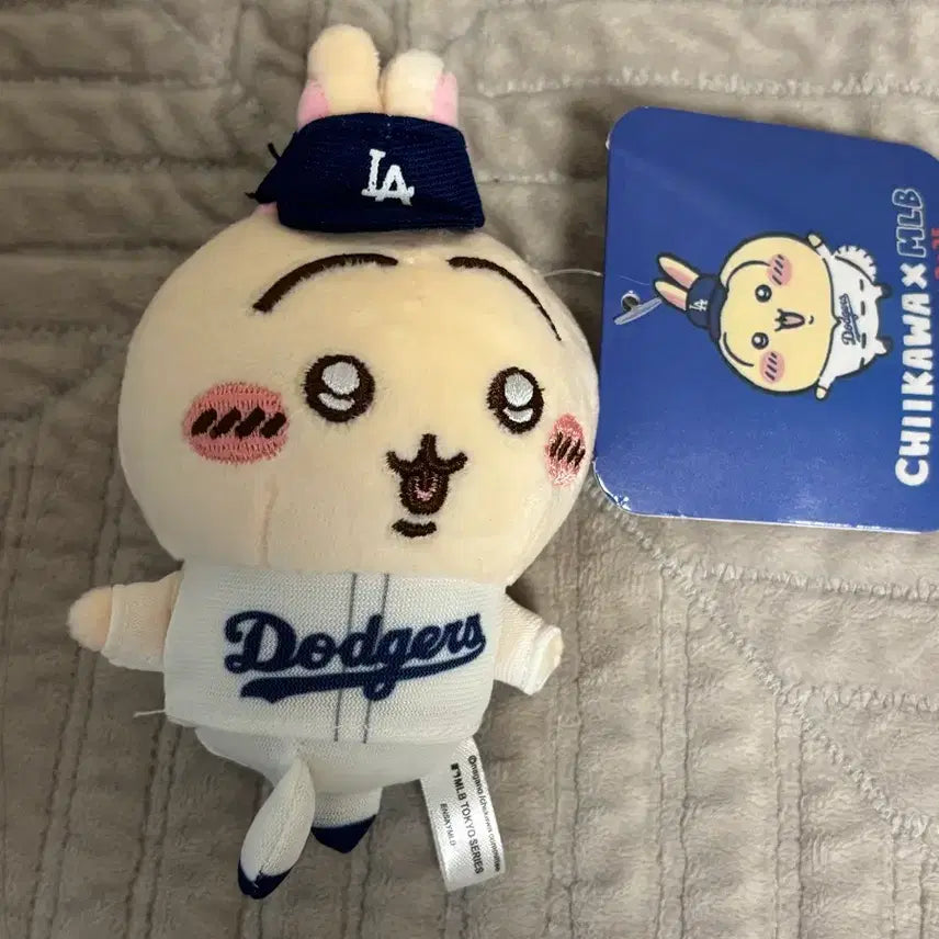 [BUNJANG] Monchouchou Usagi MLB Dodgers Doll / 먼작귀 우사기 MLB 다저스 인형