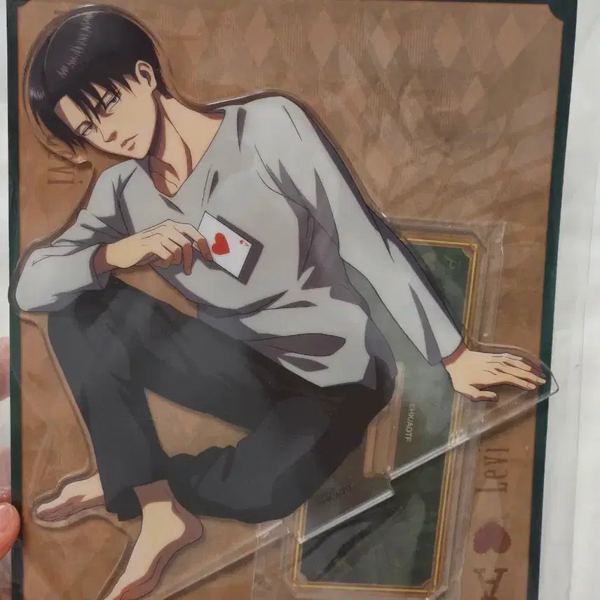 [BUNJANG] Attack on Titan Levi Acrylic Postcard Bundle Set / 진격의 거인 리바이 아크릴 엽서 일괄