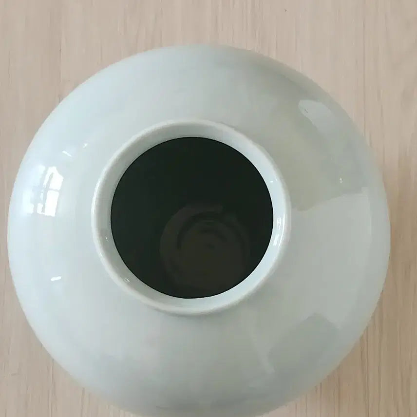 [BUNJANG] Cheongun Pottery Hand-Signed Moon Jar (Wood Fired) / 청운도예 수결있는 달항아리 (장작가마)