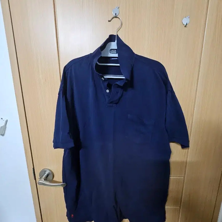 [BUNJANG] Polo Ralph Lauren Navy Big Fit Short Sleeve Polo Shirt / 폴로 랄프로렌 네이비 빅핏 반팔카라티팝니다