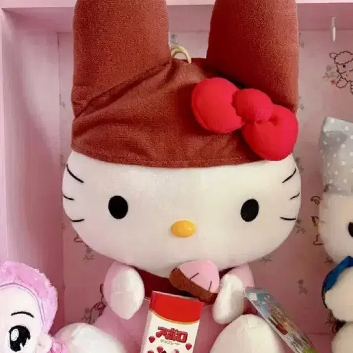 [BUNJANG] Vintage Sanrio Hello Kitty Meiji Apollo Collaboration Doll / (오늘까지 5.7 할인)(배송비무료)고전 산리오 키티x메이지 아폴로
