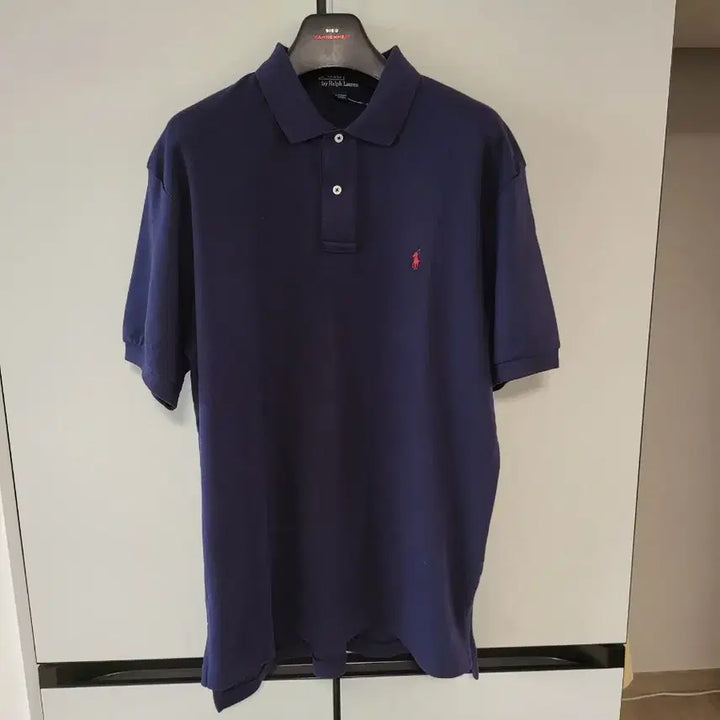 [SOLD OUT] 새상품급 폴로 랄프로렌 반팔 카라 티셔츠 pk 셔츠 다크네이비 L