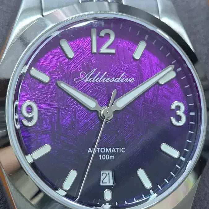 [SOLD OUT] Addiesdive ad2547 퍼플  100m 방수 시계
