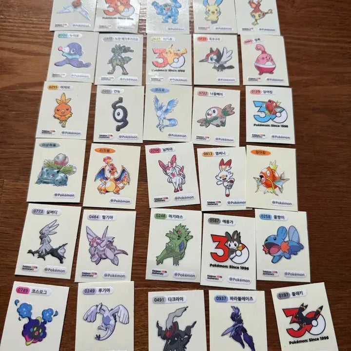 [BUNJANG] Pokemon Stickers (82 pcs) / 포켓몬스티커 82장 팔아요