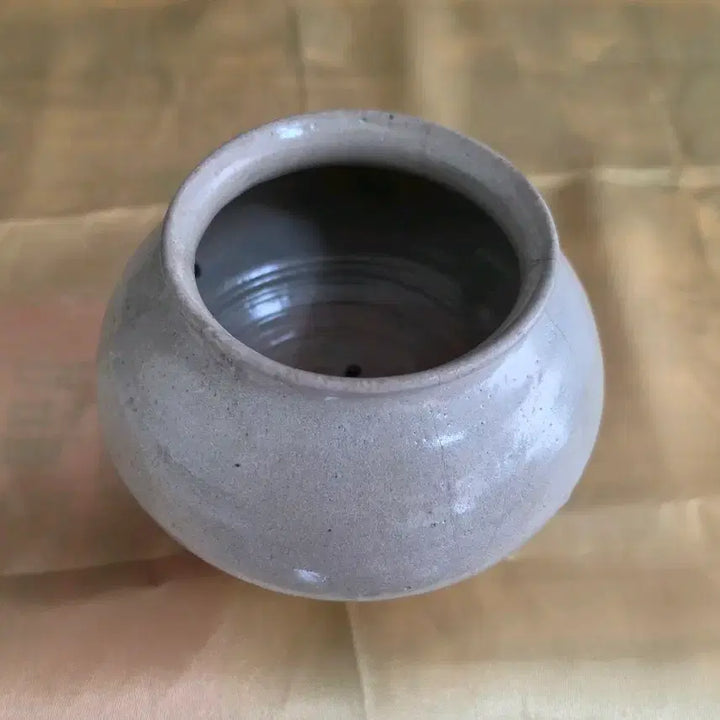 [BUNJANG] Joseon Dynasty White Porcelain Jar (Baekja Ho) Small Moon Jar / 조선시대 백자 항아리(백자호) 작은 달항아리