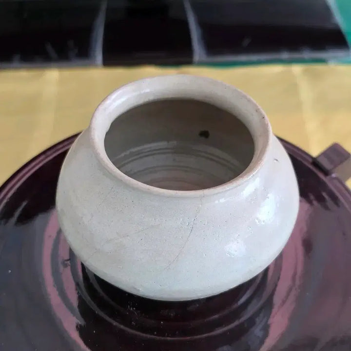 [BUNJANG] Joseon Dynasty White Porcelain Jar (Baekja Ho) Small Moon Jar / 조선시대 백자 항아리(백자호) 작은 달항아리