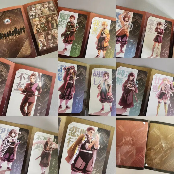 [BUNJANG] Demon Slayer Infinite Castle Accordion Postcard Set (Bundle Set) / (귀멸의칼날) 무한성 아코디언 엽서 세트 (일괄)