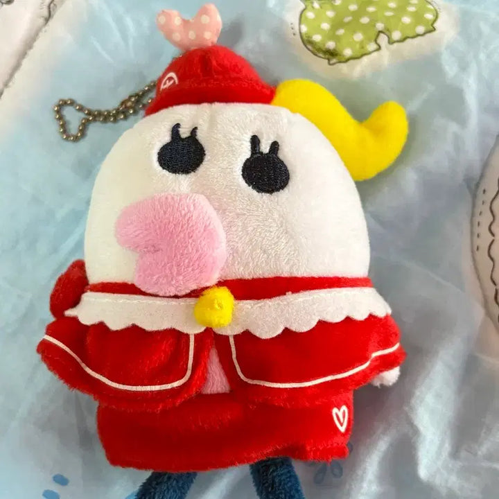 [BUNJANG] Vintage Tamagotchi Department Store Clerk Plush Keychain / 고전 다마고치 백화점 점원 인형 키링