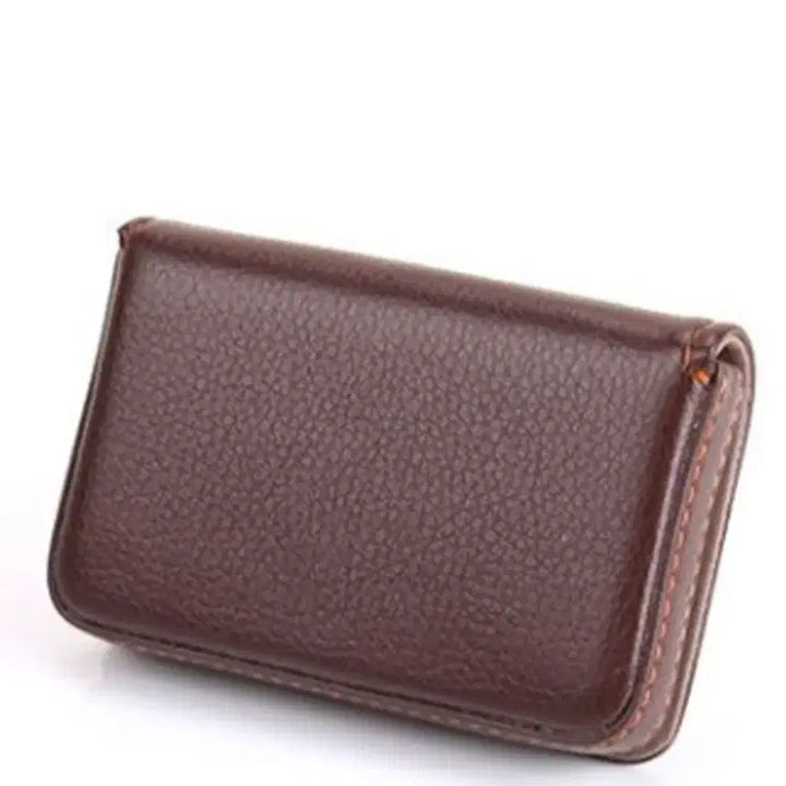 [BUNJANG] Basic PU Leather Magnetic Business Card Holder - Black / 새제품 베이직 PU레더 마그네틱 명함케이스, 블랙