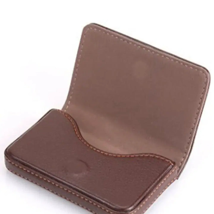 [BUNJANG] PU Leather Magnetic Business Card Holder - Hot Pink / 새제품 베이직 PU레더 마그네틱 명함케이스, 컬러 핫핑크