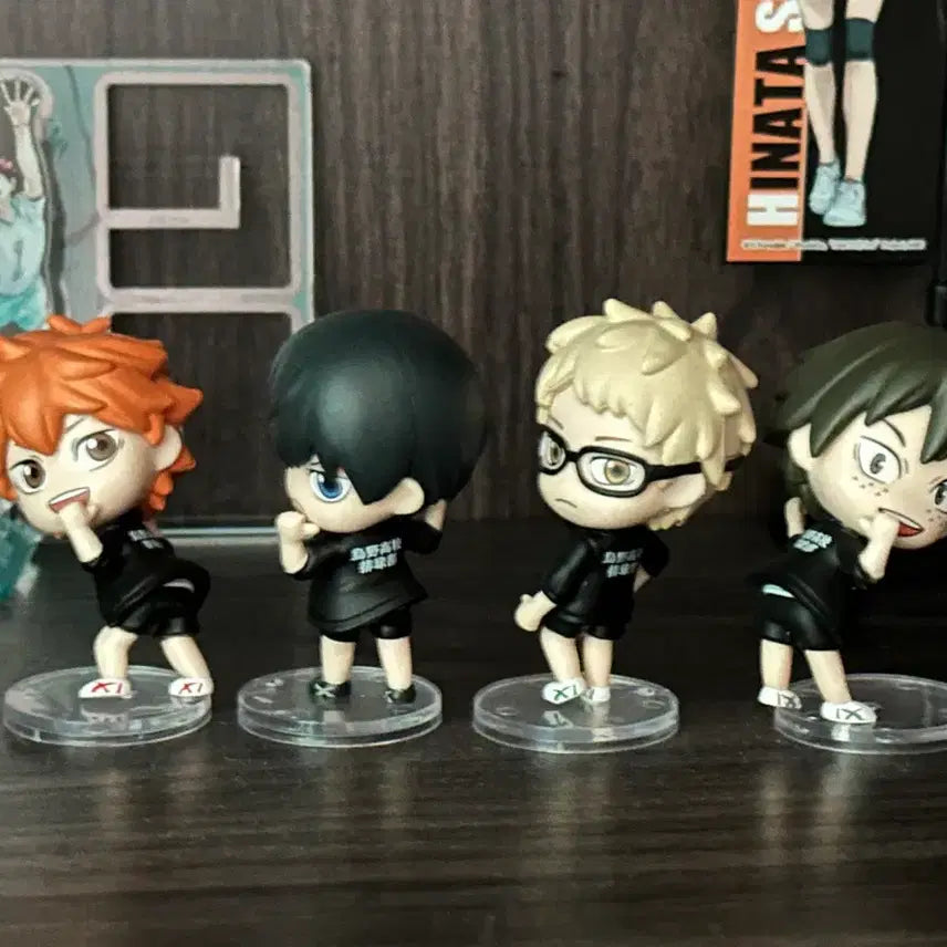 [BUNJANG] Haikyuu!! Karasuno Back View Gacha Figure Full Set / 하이큐 뒤돌아봐요 카라스노 풀셋