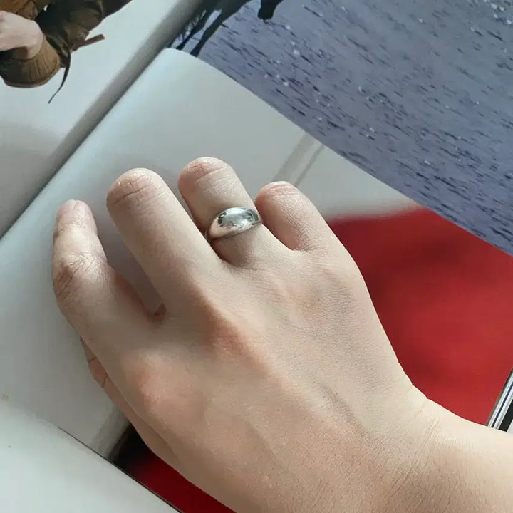 [BUNJANG] Vintage Volume Silver-Tone Ring / 빈티지 볼륨 실버톤 반지