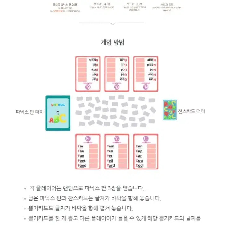 [SOLD OUT] 새상품) 도레미파닉스 보드게임 3 - 장모음편