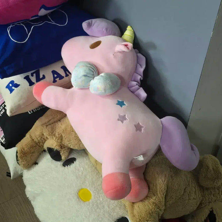 [SOLD OUT] 산리오 리틀트윈스타 유니콘 모찌인형 대형 핑크