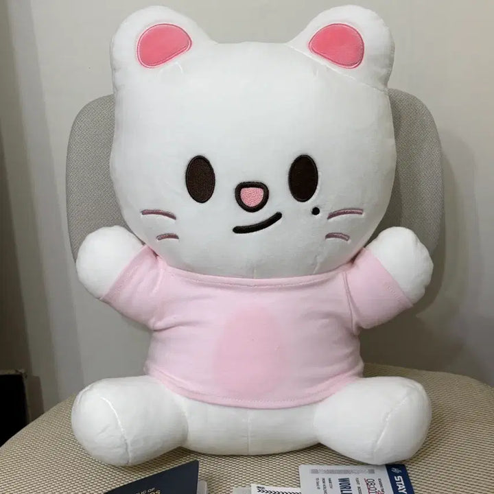 [BUNJANG] Stray Kids Jiniret Hug Me Doll + Popup Exclusive Photocard Bundle / 스키즈 스키주 지니렛 허그미 나안아 인형 + 팝업 입장특전