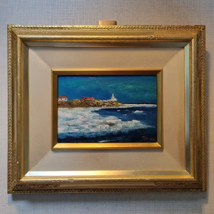 [SOLD OUT] [일본 작가 유화 그림] 바닷가 풍경