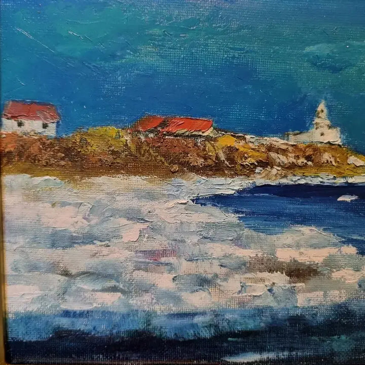 [SOLD OUT] [일본 작가 유화 그림] 바닷가 풍경
