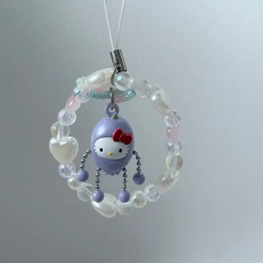 [BUNJANG] Hello Kitty Rabbit Charm Dangly Strap / 키티스트랩 가지 달랑이