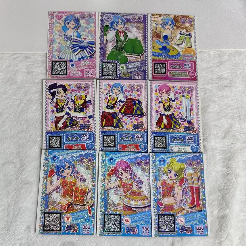 [BUNJANG] Pripara Promo Ticket Dorothy, Leona, Shion, Mirai Bundle Set / (일괄) 프리파라 프로모 티켓 도로시 레오나 시온 미래