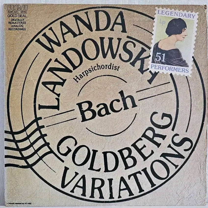 [BUNJANG] Bach Goldberg Variations LP / 바흐 골드베르크 변주곡 LP