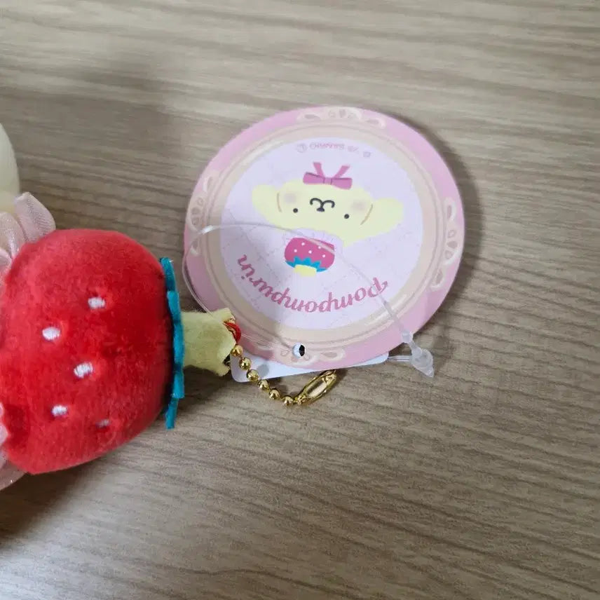 [BUNJANG] Pompompurin Strawberry Mascot Plush / 폼폼푸린 딸기 마스코트