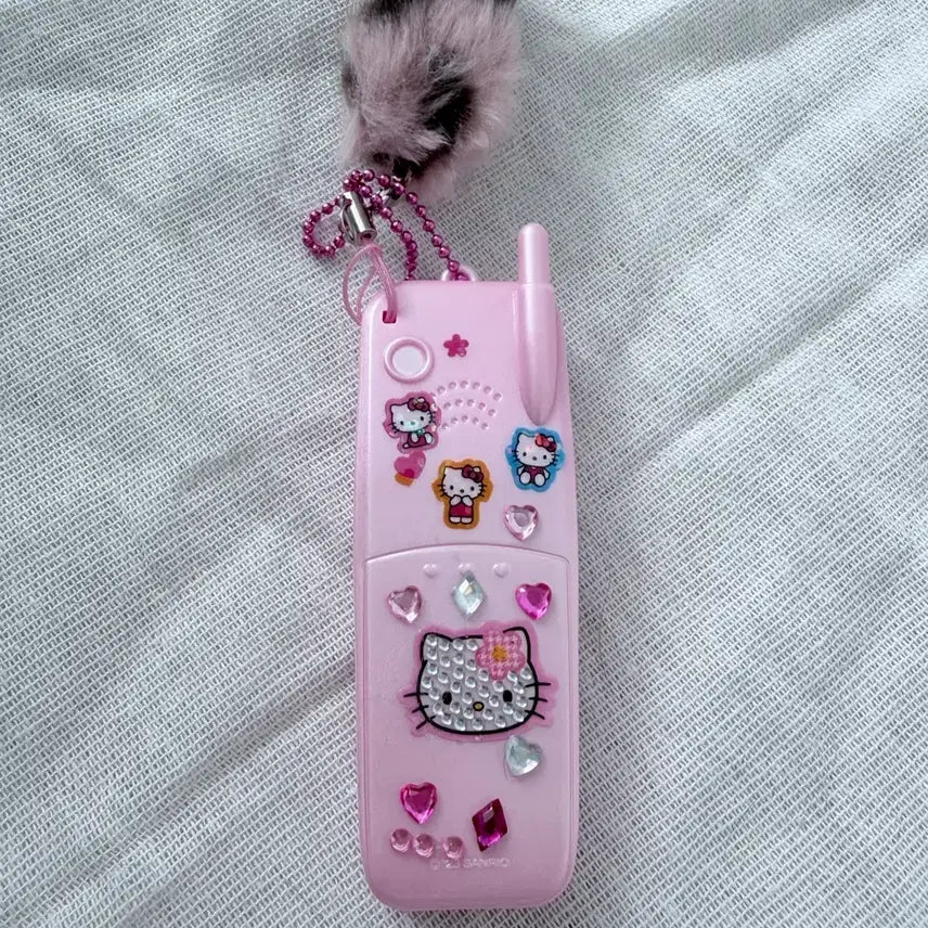[BUNJANG] Kitty Gyaru Phone Charm / 키티 갸루 핸드폰 키링