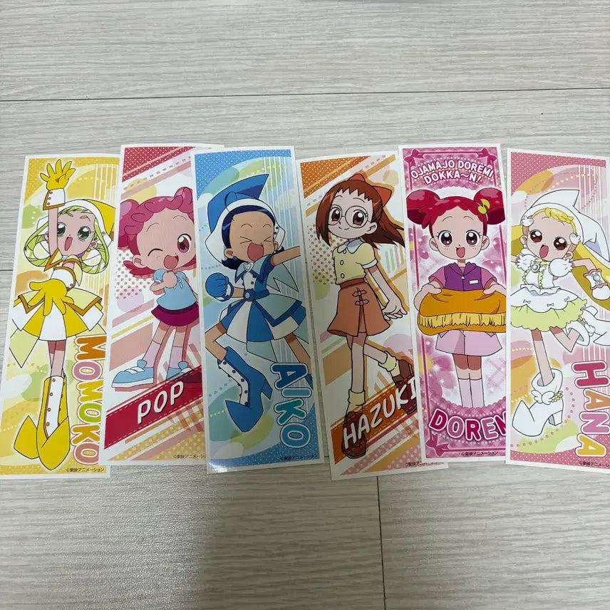 [BUNJANG] Ojamajo Doremi Character Sticker Set / 오쟈마녀 도레미 캐릭터 스티커 세트
