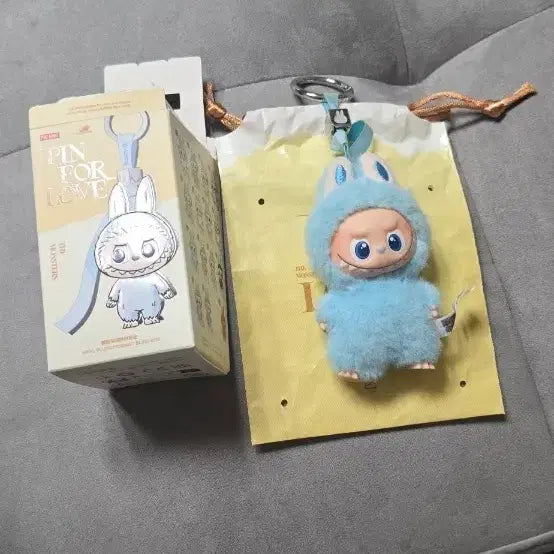 [BUNJANG] Pop Mart Labubu Pinpo Love K Keychain / 팝마트 미니 라부부 핀포 러브 K