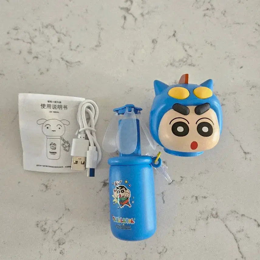 [SOLD OUT] 짱구 3단 손선풍기 새상품