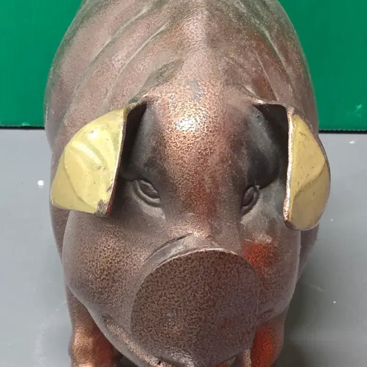 [SOLD OUT] 황동 복돼지 저금통 높이 약25,53,19
