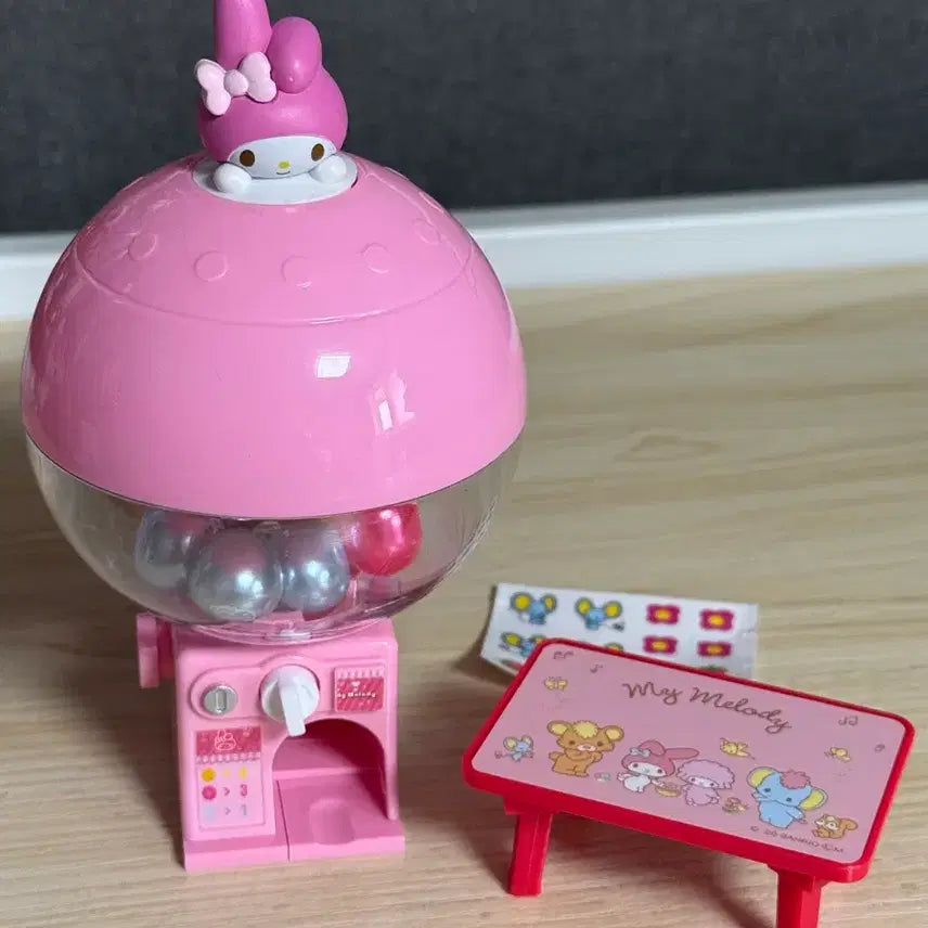 [BUNJANG] My Melody Dining Table Gacha Capsule Toy Set / 마이멜로디 세트 가챠 밥상 캡슐뽑기