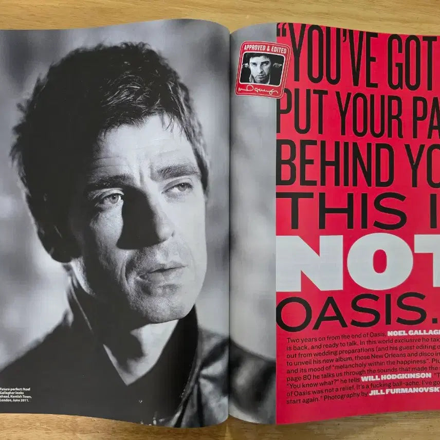 [BUNJANG] MOJO Magazine Noel Gallagher Oasis September 2011 / 매거진 oasis 오아시스 Noel Gallagher MOJO 매거진