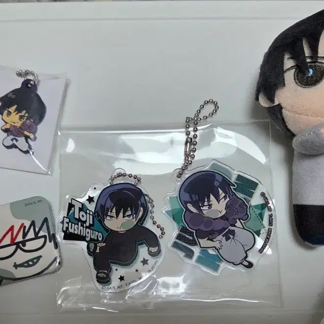 [BUNJANG] Jujutsu Kaisen Toji Fushiguro Figure &amp; Keychain Bundle Set / 주술회전  후시구로 토우지 피규어 키링 일괄 세트