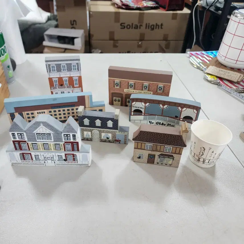 [BUNJANG] MDF House Set / USA 엠디에프 소재의 하우스 7개에25000원