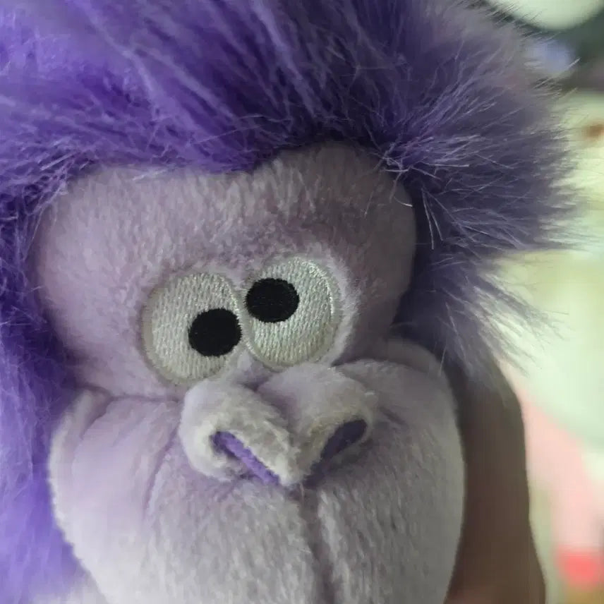 [BUNJANG] Vintage Purple Gorilla Plush Doll 28cm / 빈티지 보라색 고릴라 인형