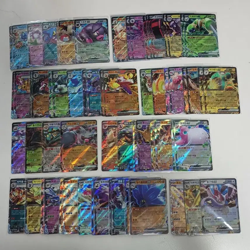 [BUNJANG] Pokemon Cards Scarlet &amp; Violet Series: Assorted Rare &amp; EX Cards / 포켓몬카드 스칼렛(sv1s)~라이징서프(sv3a)ex RR 모음