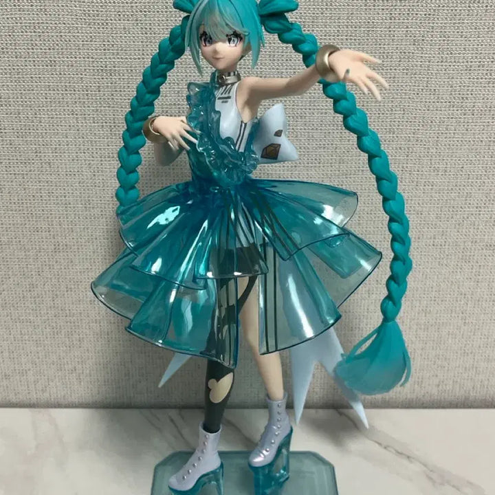 [BUNJANG] Banpresto Hatsune Miku EVOLVE Clearluxe Emerald Gem Figure / 반프레스토 하츠네 미쿠 EVOLVE Clearluxe 에메랄드젬 피규어