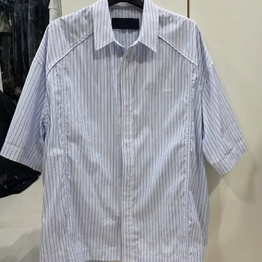 [SOLD OUT] 준지 스트라이프 오버핏 숏슬리브 셔츠 50