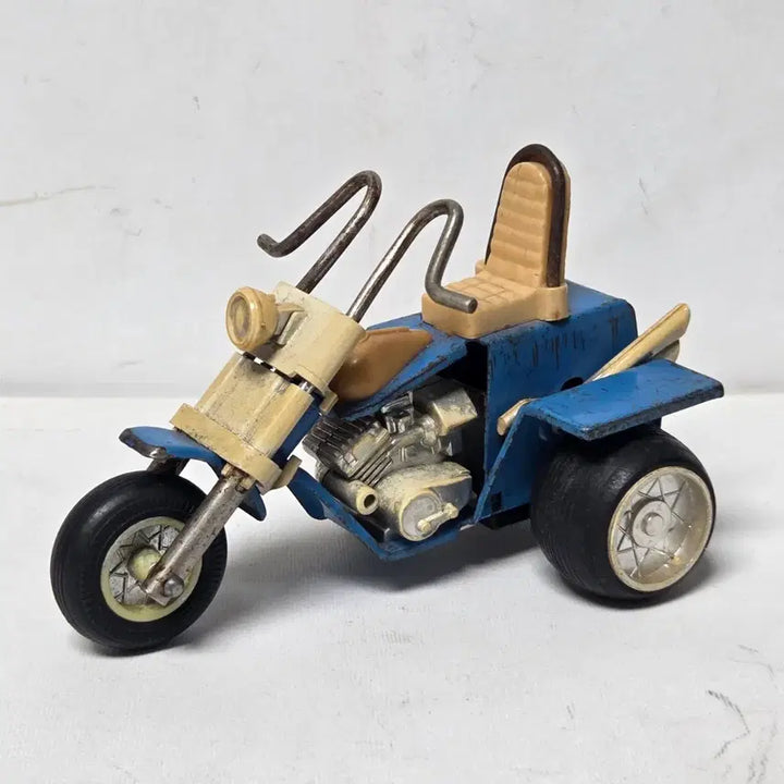 [BUNJANG] 1970s Japan Tin Toy Motorcycle Diecast Mini Car / 1970년대 일본 양철 틴토이 오토바이 고무타이어 미니카 다이캐스트