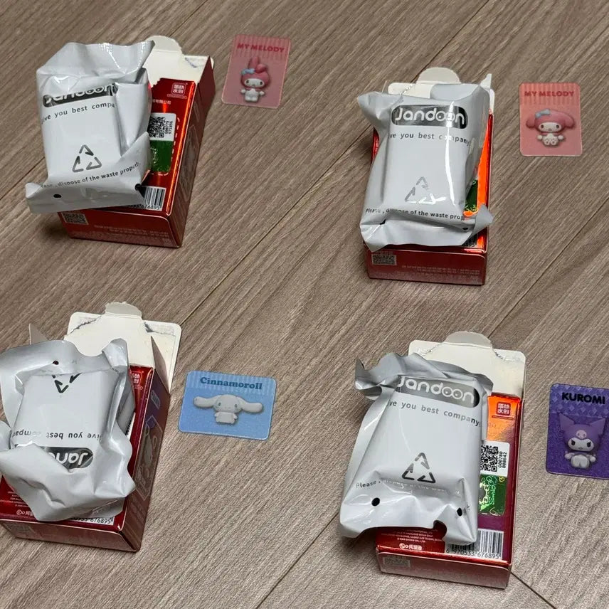 [BUNJANG] Sanrio Rice Bead Figure Bundle Set / 산리오 쌀알피규어 4개 일괄