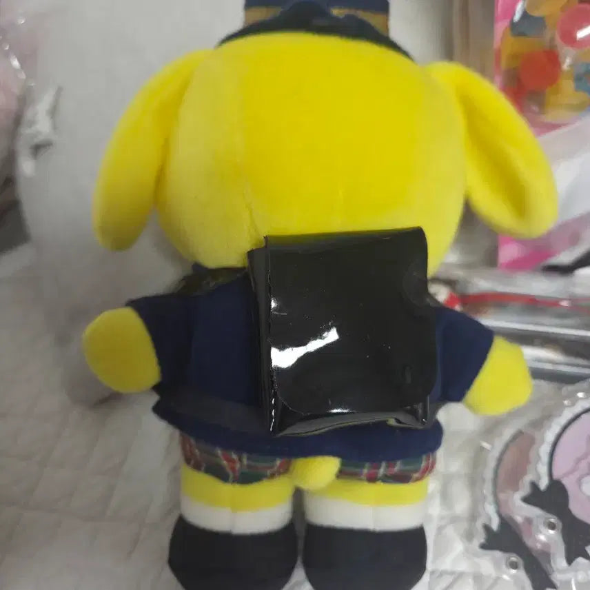 [BUNJANG] Sanrio Pompompurin Doll Blue School Uniform Ver. / 폼폼푸린 인형 파란색 교복인형
