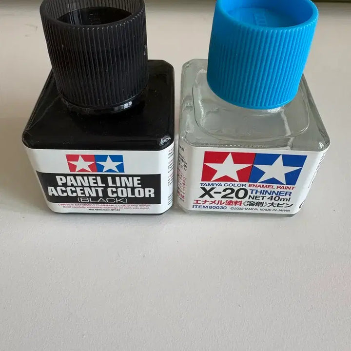 [BUNJANG] Tamiya Panel Line Accent Black &amp; Enamel Thinner / 건담 타미야 패널라인 액센트 블랙 &amp; 에나멜 신너