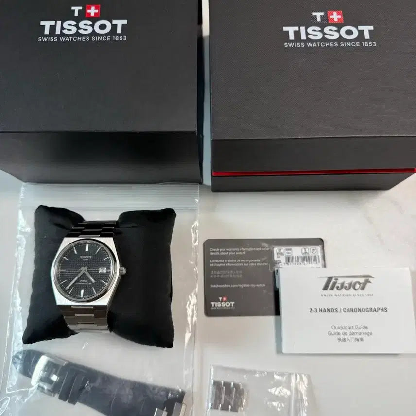 [BUNJANG] Tissot PRX Powermatic 80 Black Automatic Watch / 티쏘 prx 파워매틱 블랙
