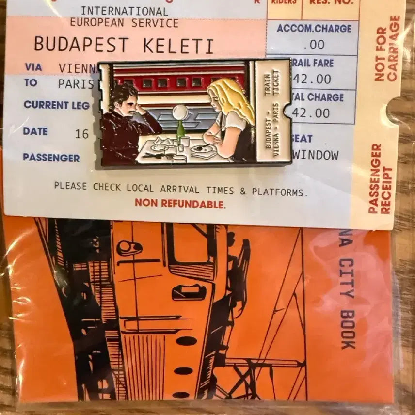 [BUNJANG] Before Sunrise Train Ticket Badge Package / 비포 선라이즈 트레인 티켓 뱃지 패키지 판매