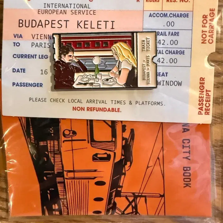 [BUNJANG] Before Sunrise Train Ticket Badge Package / 비포 선라이즈 트레인 티켓 뱃지 패키지 판매