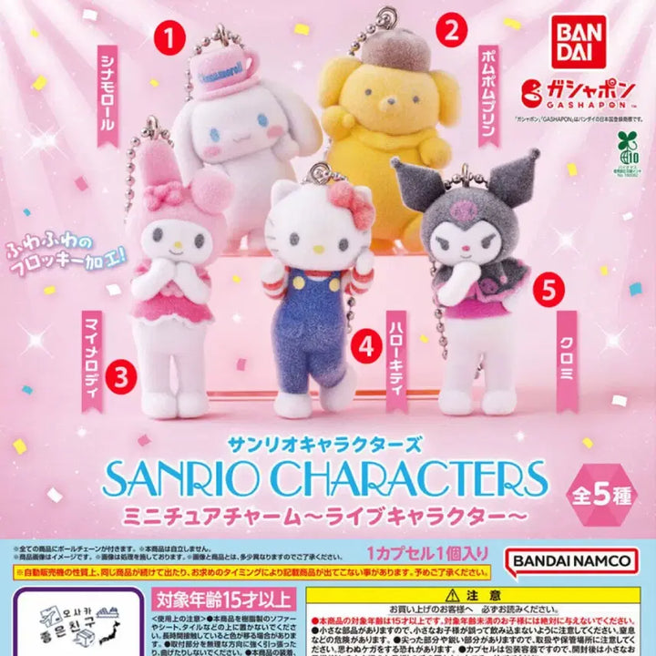 [BUNJANG] Sanrio Characters Miniature Charm Kuromi / 산리오 캐릭터즈 미니어처 참 라이브 캐릭터 쿠로미