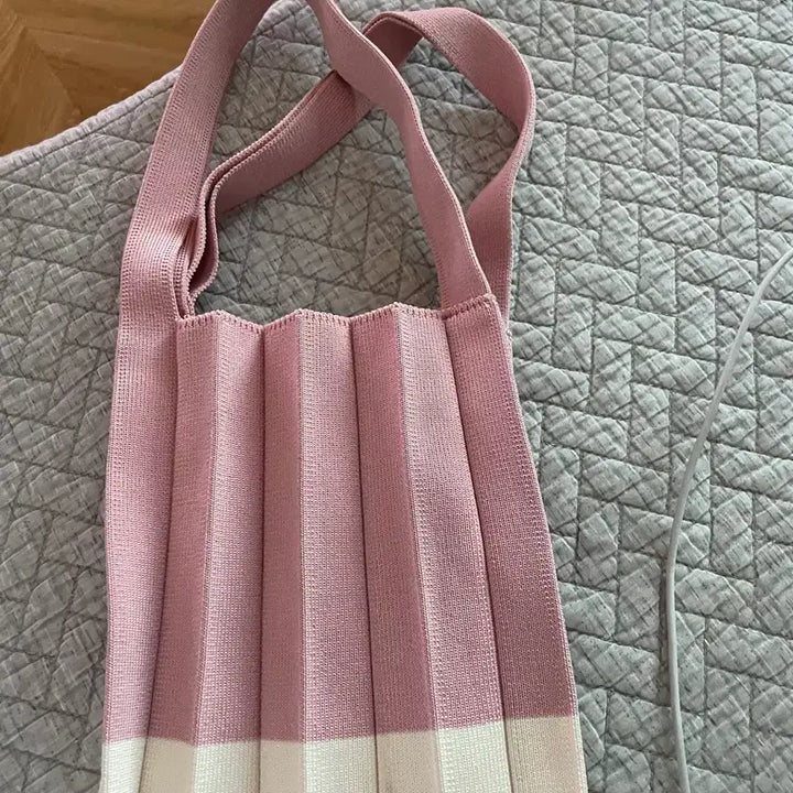 [BUNJANG] Joseph &amp; Stacey Lucky Pleats Knit Bag / 정품  조셉 앤 스테이시