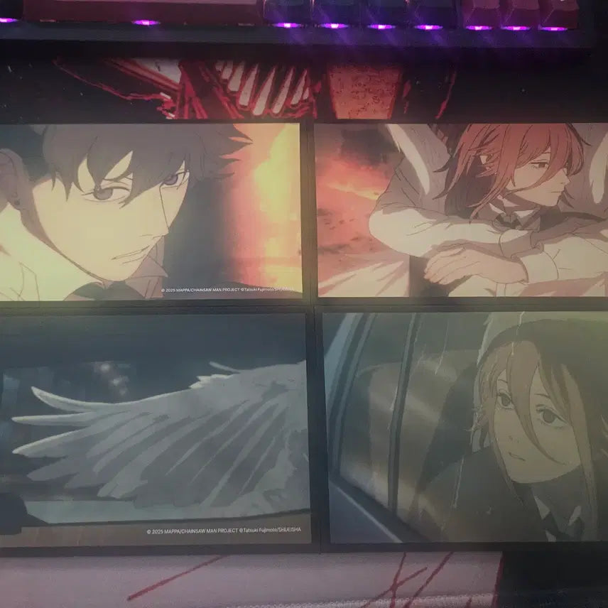 [SOLD OUT] 체인소맨 콜라보카페 랜덤 일러스트 보드 아키,천사 세트
