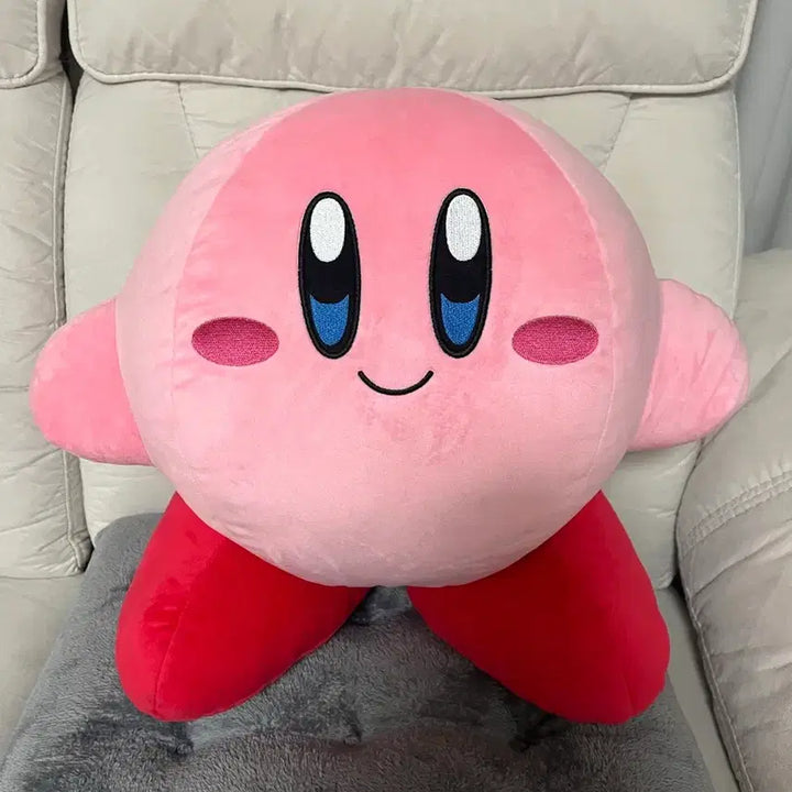 [BUNJANG] Kirby Large Standing Plush Toy 33cm / 별의 커비 인형 커비 대형인형 커비스탠딩 33cm 커비인형