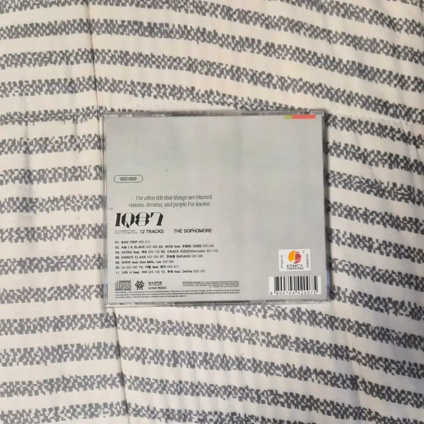 [BUNJANG] Nucksal 1Q87 CD Unsealed / 넉살 1Q87 CD 개봉반